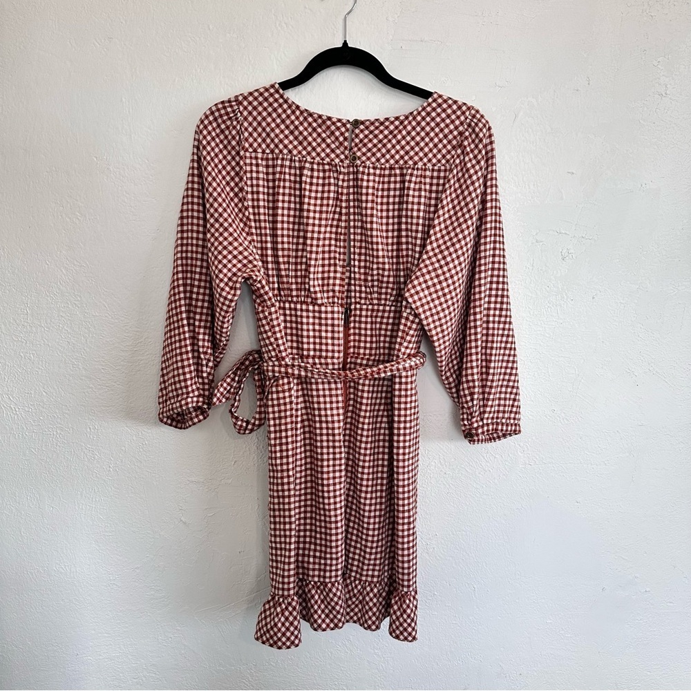 Free People Gingham Checkered Fargo Dress - Picture 5 of 8